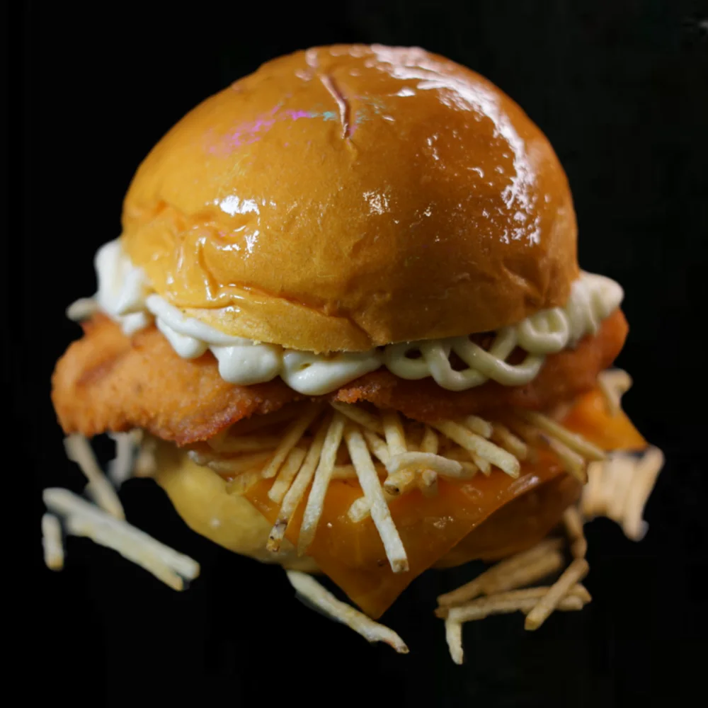 Hamburguesa Becky G de Perreando